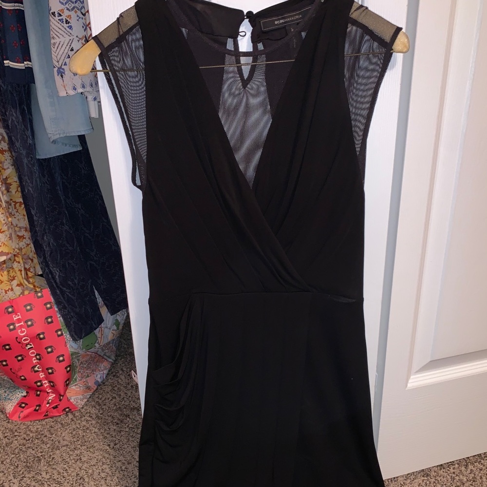 Black cocktail dress